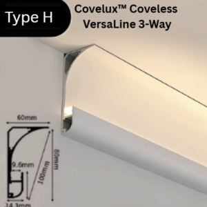 Covelux™ Coveless Series, VersaLine 3-Way Profile LED Light